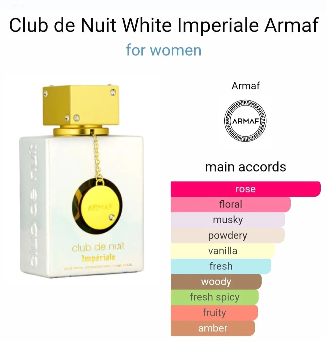 CLUB DE NUIT WHITE IMPERIALE