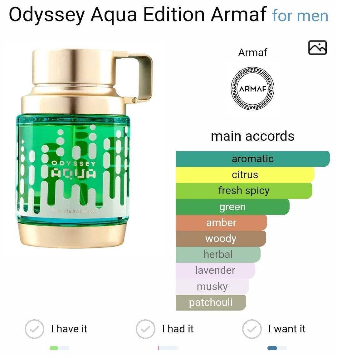 ODYSSEY AQUA ARMAF